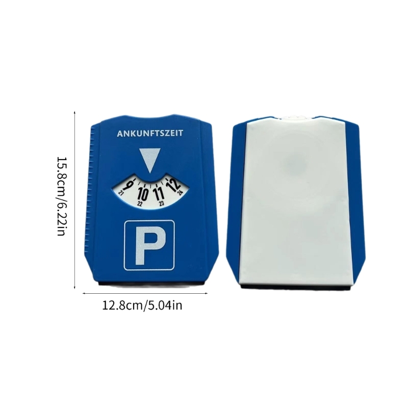 Snow Shovel Time Windshield Car Display Disc Return Time Note Ice Scraper Car Parking Time Sign Timer Clock Snow Remover smile