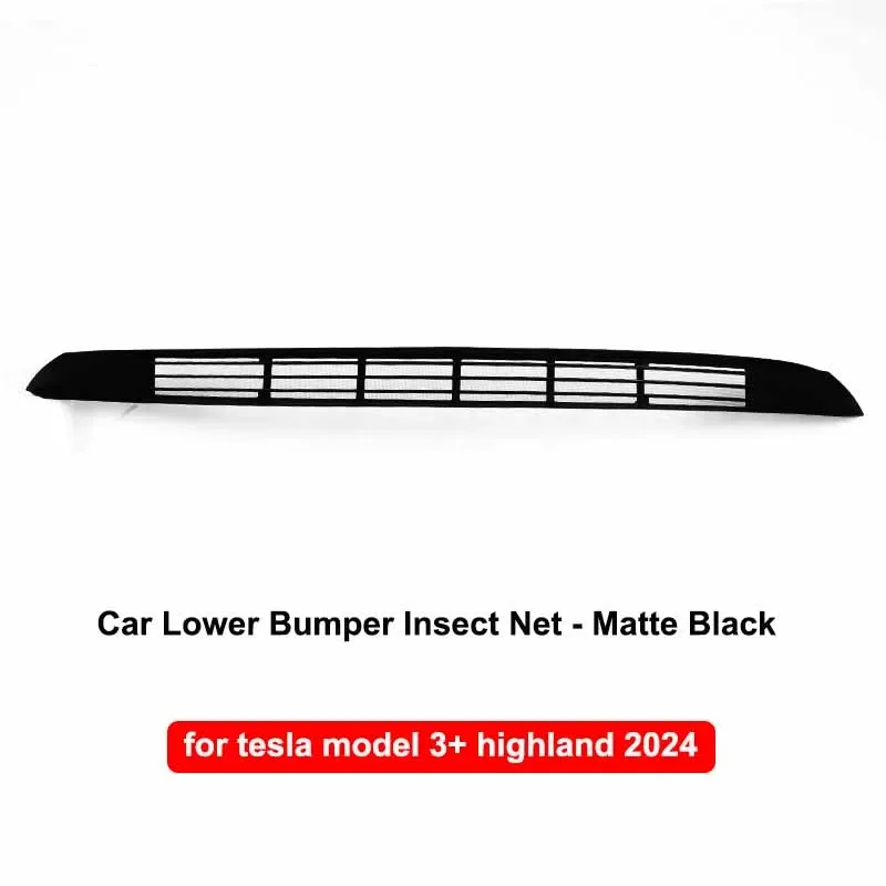 Lower Bumper Anti Insect Net for Tesla Model 3 Highland 2024 Insect Garbage Proof Protective Mesh Inner Cover Racing Grill Panel