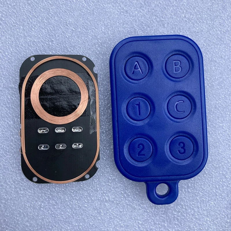 1pc RFID Multiple Keyfob 6 in 1 125khz T5577 EM ID Writable IC 13.56Mhz 1k S50 UID Changeable Card Key