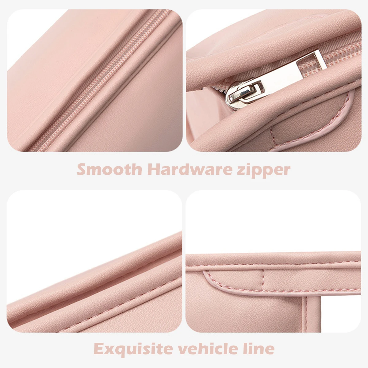 Hair Dryer Carrying Case Waterproof Hair Dryer Storage Bag PU Leather Zipper Make Up Bag Portable Travel Hair Dryer Organizer