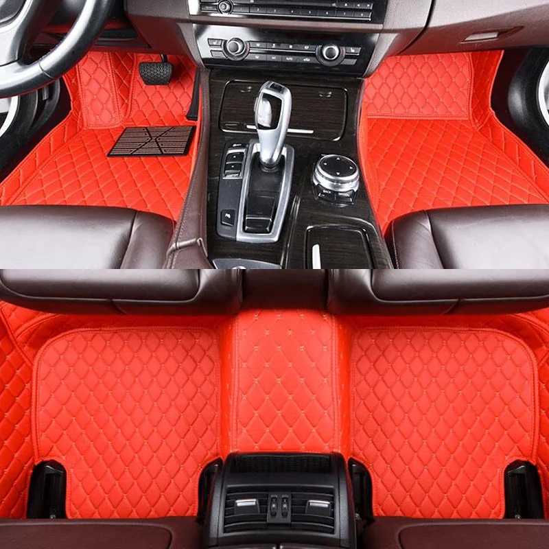 Car Floor Mats For Land Rover Range Rover Velar 2017 2018 2019 2020 Auto Waterproof Rugs Accessories Leather Liners Carpets Pads