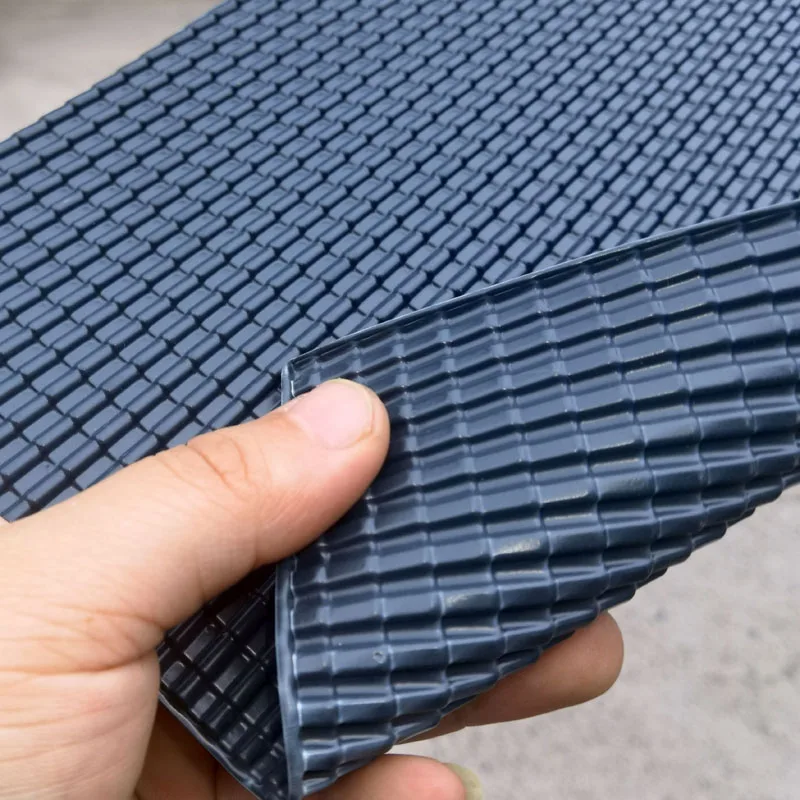 3pcs Model Building Materials PVC Sheet Plastic Model Roof Tile For DIY House Black Gray Sheet For Architecture Layout 19*29cm