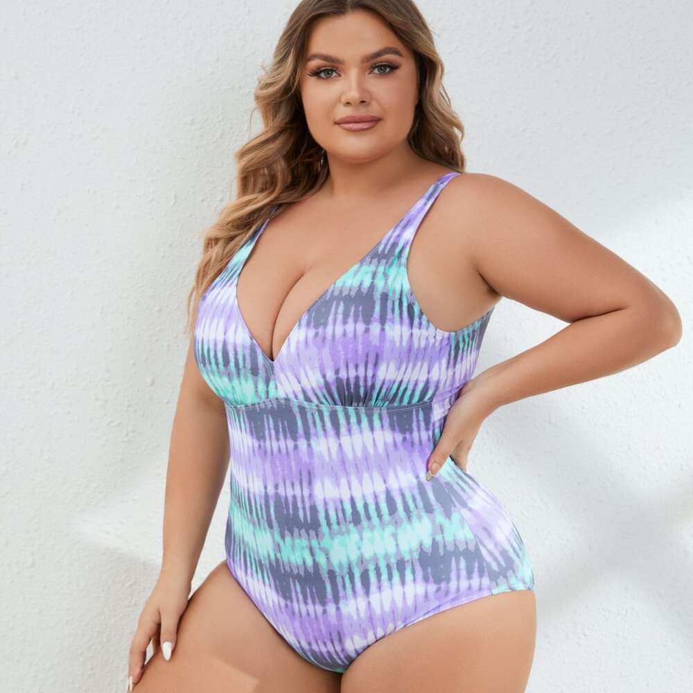 Large Size with Added Fat, Tiktok, A Popular Internet Celebrity, High Elasticity, Conservative and Easy to Sell Swimwear