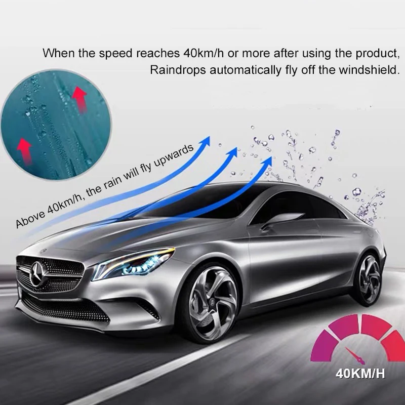DPRO Glass Hydrophobic Coating Anti Rain Window Coating Water Repellent Waterproof Windshield Ceramic Rearview Mirror Nano Spray