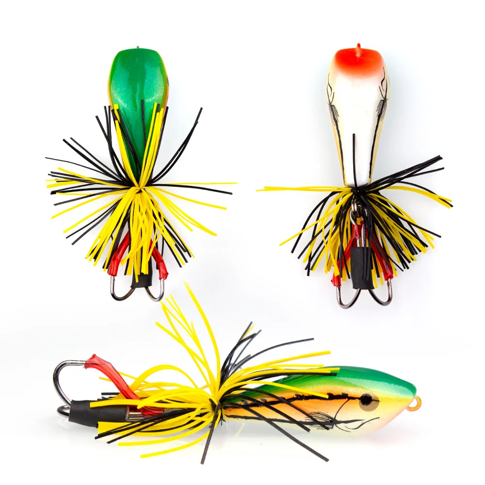 9g Wabs Frog Lure Thai Style Thunder Frog ABS Hard Road Runner Floating Fish Lure Bait Bionic Bait Blackfish Specialized Bait