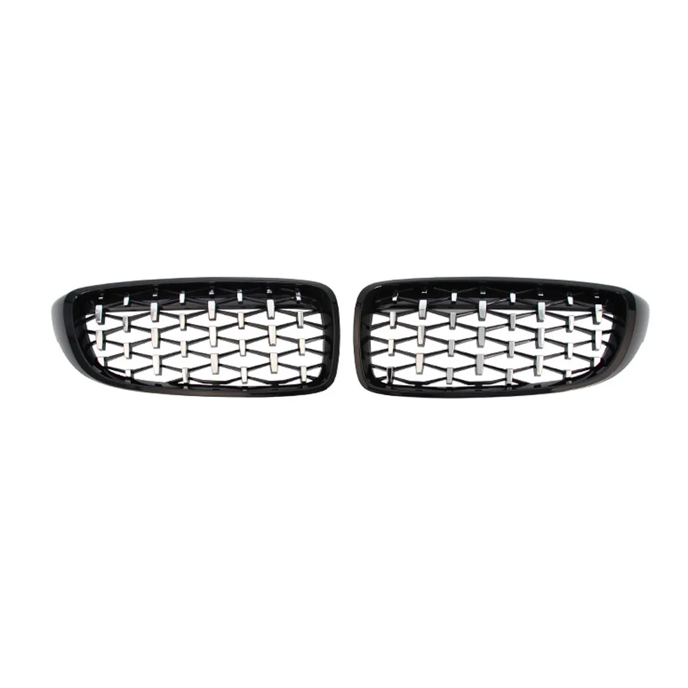For BMW M4 M3 The 4 Series Glossy Black ABS Racing Grill F32 F33 F36 F80 F82 F83 Front Bumper Diamond Shape Styling