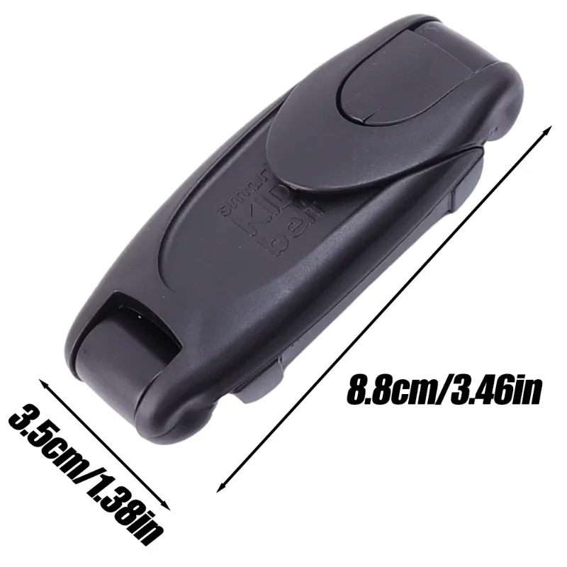Car Seat Belt Clip Shoulder Neck Strap Adjustable Tensione Clip for Adults Kids Pregnant Women Seat Belt Adjuster Clamp