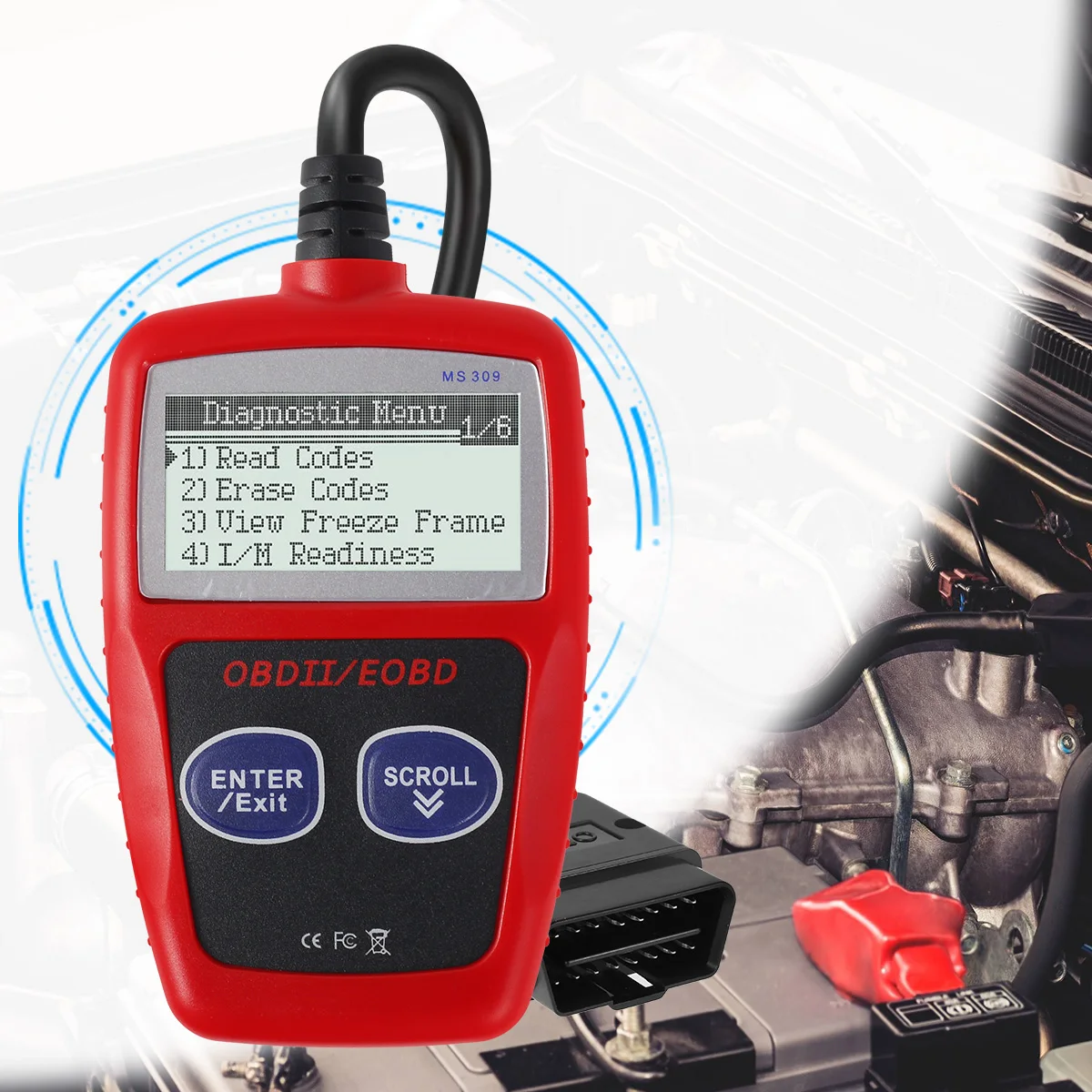 Professional Car Scanner Fault Code Reader I/M Accurate Engine Diagnostic Scanner Multifunctional Scanner Read&Erase Fault Code