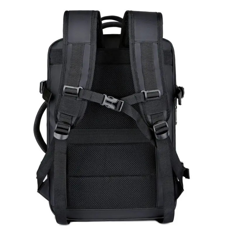 Mens Business Waterproof Multi functional Backpack USB Charging 17 Laptop Bag Expandable Large Capacity Travel Backpack 241031