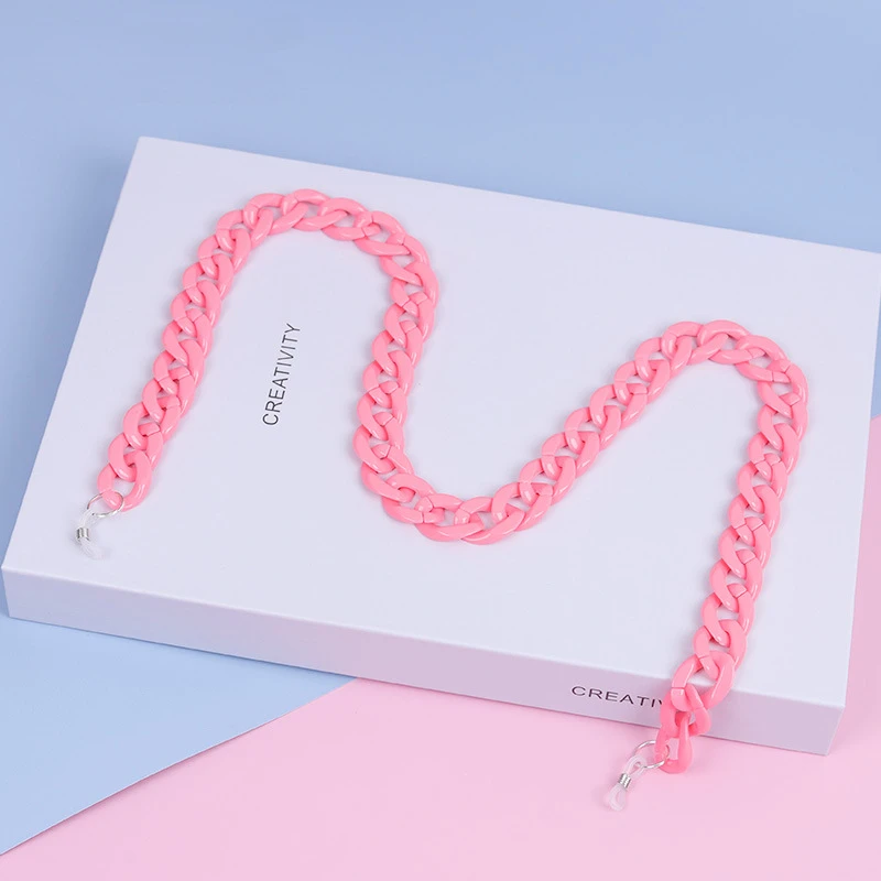 Acrylic Glasses Chain Women Designer Sunglasses Strap Hang Spectacle Cord Holder Anti-skid Reading Glasses Neck Strap Lanyards