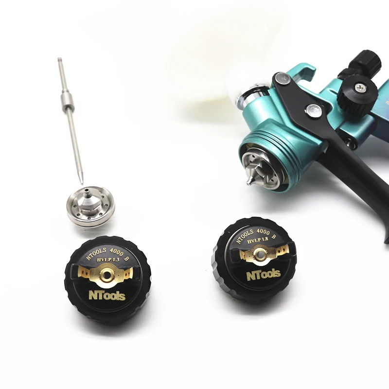 New 1.3mm Air Spray Gun with 1.8mm Nozzle Kit Car Repair Spray Paint Gun Airbrush For Painting Car 4000B HVLP Air Paint Gun