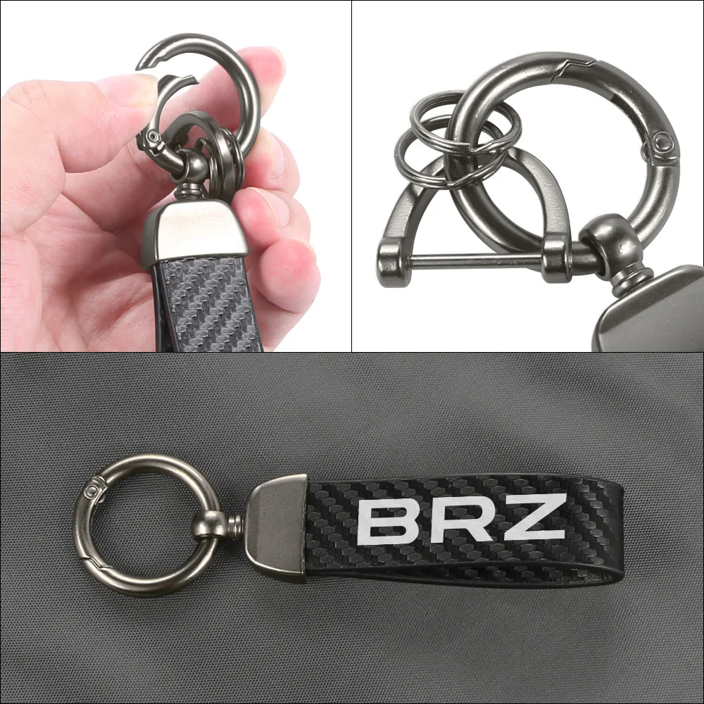 PU Leather Car Keychain Auto Accessories For Subaru Forester XV Outback Legacy Tribeca Levorg BRZ Crosstrek Exiga Ascent