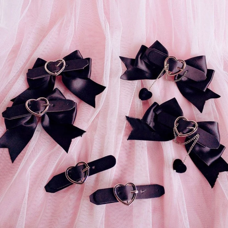 Harajuku Bowknot Hair Clip Ponytail Bangs Hair Travel Hairpins Lovely Hairclip