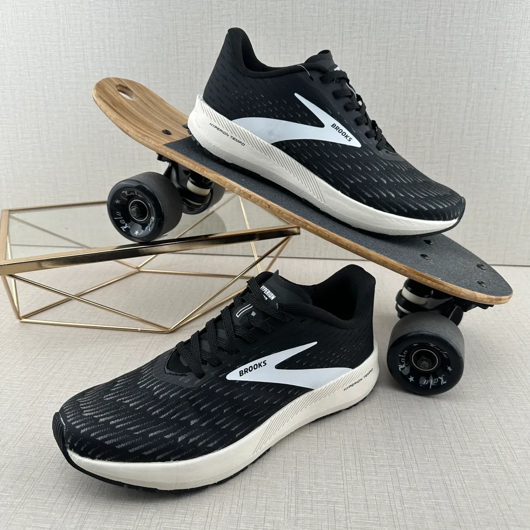 chaussure new Casual shoes Designer Brooks Launch 9 Running Shoes Men for Women Ghost Hyperion Tempo Triple Black White Grey Orange Trainers Glycerin Cascadia e6-5