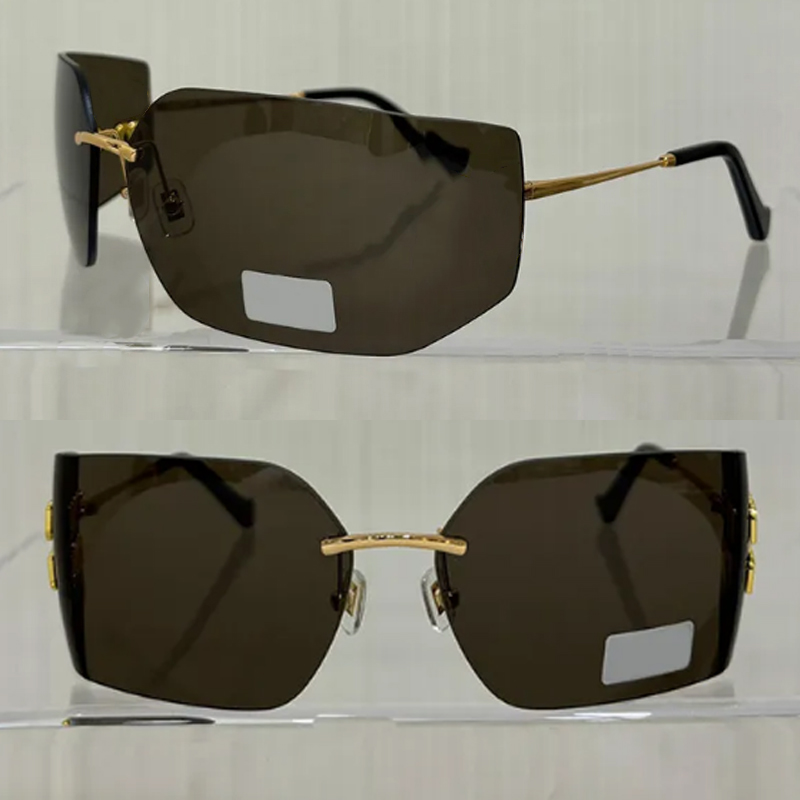 Masking Sun Glasses 54 Designer Square Sunglasses Metal Fashion Frameless Womens Mens Luxury Sunglasses Protective Glasses UV400