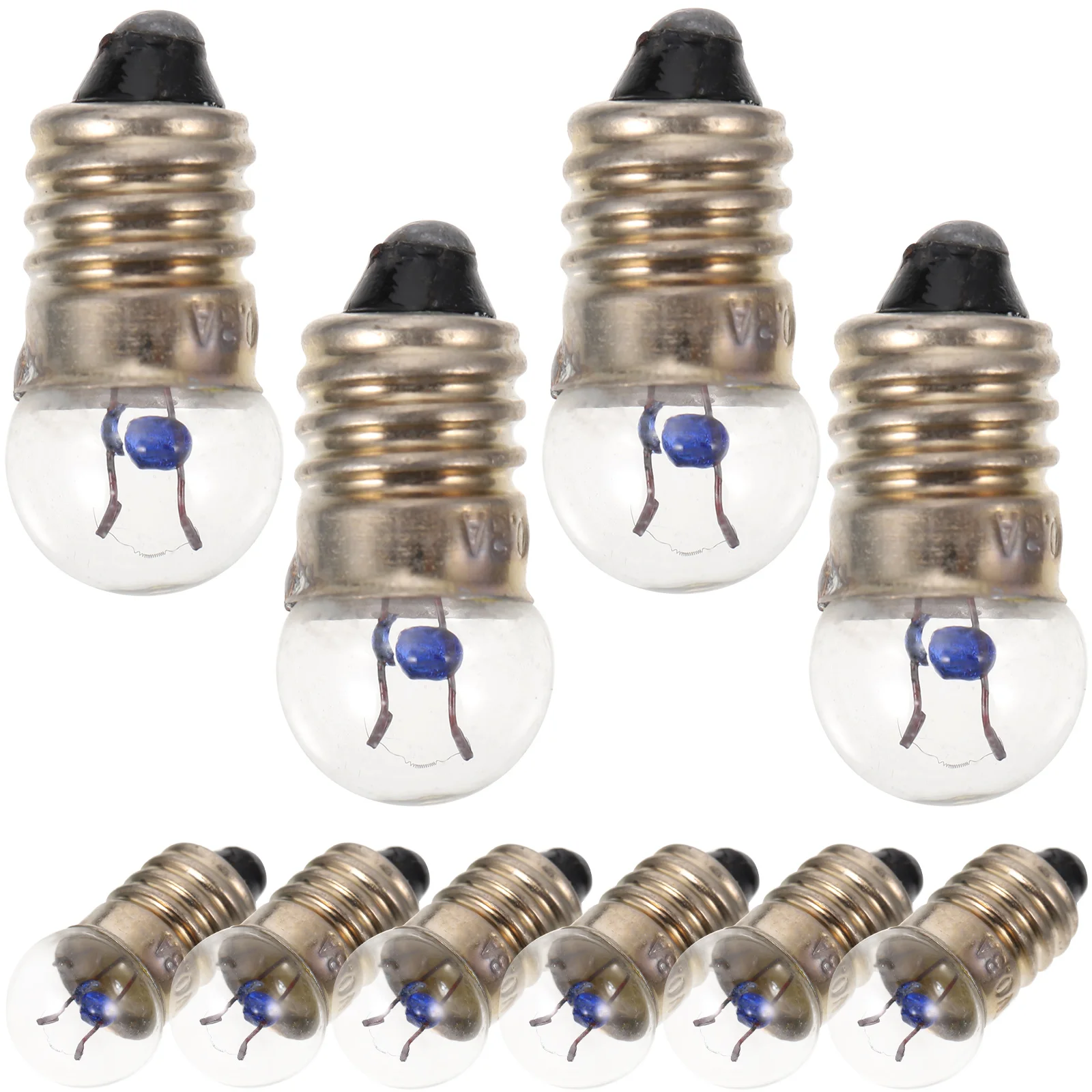 Light Bulb Bulbs E10 Flashlight Mini Miniature Led Experiment Electric 2.5V Replacement Student 0.3A Bead Screw Physics Lamp
