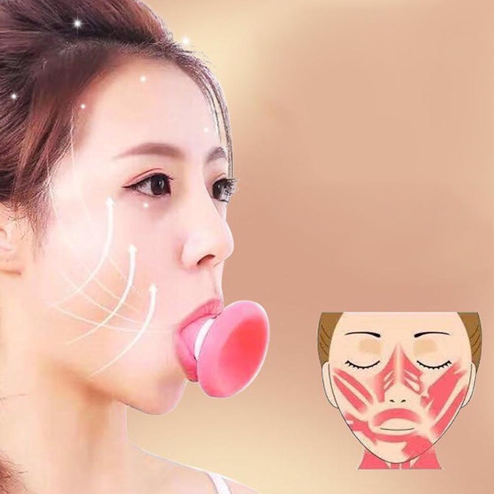 1Pc Silicone V Face Lifting Tool Mouth Exerciser Face Double Chin Slimming Facial Lifter Tighten The Facial Lines Skin Care Tool