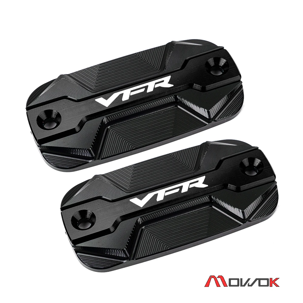 For HONDA VFR 800 1200x VFR800 VFR800X VFR800F VFR1200x Crosstourer Motorcycle CNC Front Clutch Brake Fluid Reservoir Cover caps