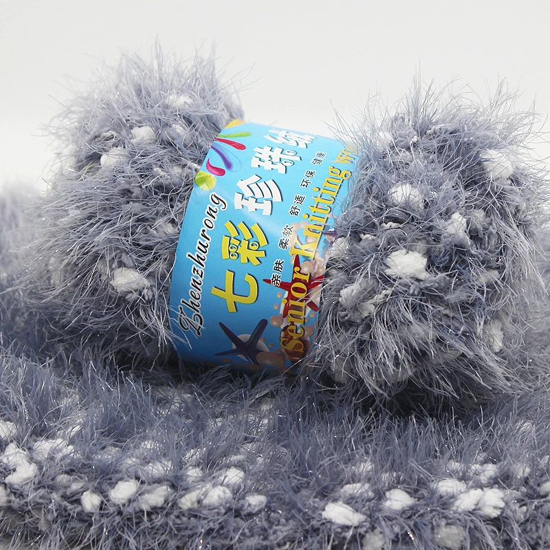 50G/ball Long Plush Crochet Yarn Soft Baby Chunky Mink Thick Hand Knitting Thread Velvet Milk Yarn For Sweater Blanket Hat
