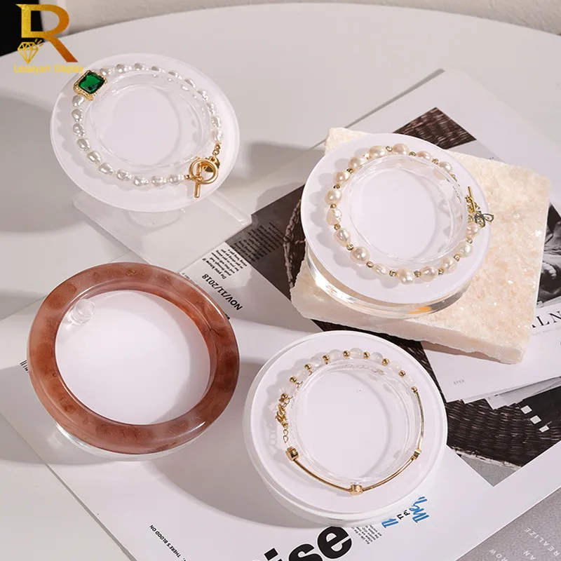 Acrylic Transperant Bracelet Jewelry Display Stand Bangle Organizer Holder Rack Acrylic Bracelet Jewelery Collar Stand