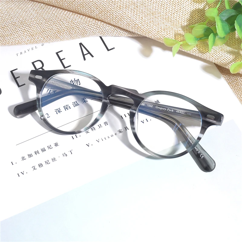 Vintage Optical Glasses Frame OV5186 Eyeglasses Gregory Peck OV 5186 Reading Glasses Women and Men Eyewear Frames