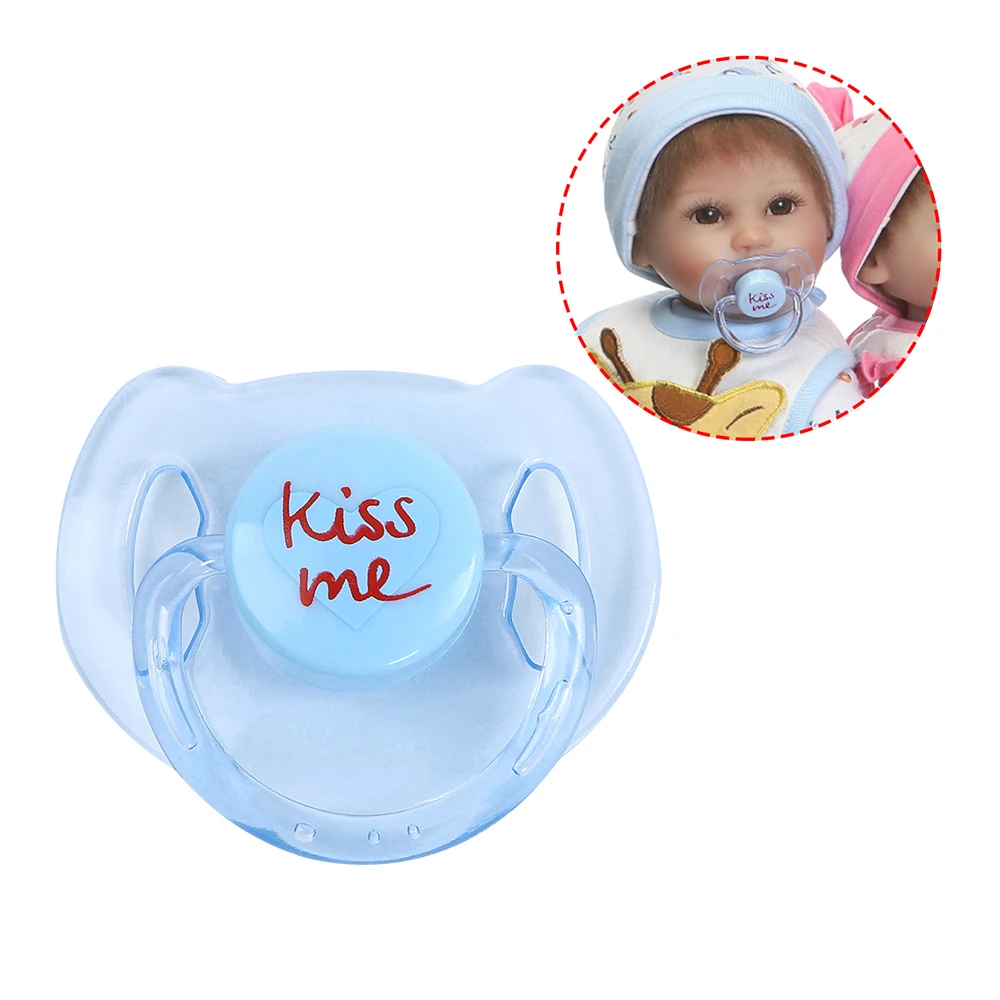4 Pcs Reborn Doll Supplies Dummy Magnetic Pacifier+Magnet For Reborn Dolls Girl Accessories Lovely Cute Appearance Random Color