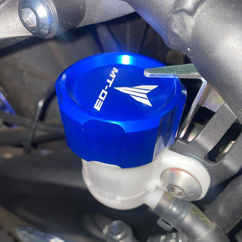 For Yamaha MT03 2021 2022 2023 MT-03 2015-2020 2019 Motorcycle Accessories Front Rear Brake Fluid Reservoir Caps Oil Cover Guard