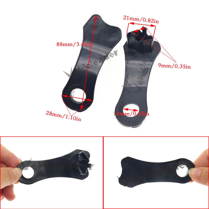 Car Front Headlight Headlamp Repair Kit Bracket Clip For BMW 5 Series E60 E61 63126949634 63126949633 63126941478 63126942478
