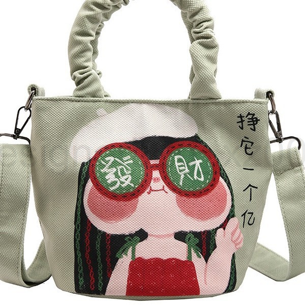 Bag Designer Fashion Classic 10a Top Woman Handbagevening Bags Hand Drawn Ugly and Cute Avatar Crossbody Large Capacity Womens Cartoon Graffiti Girl C