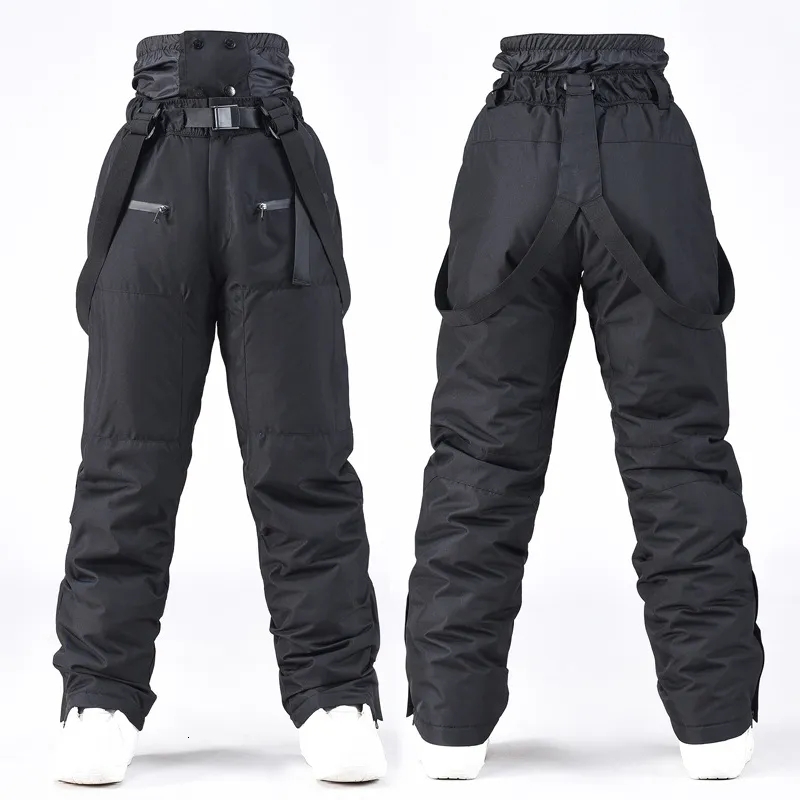 Windproof Outdoor Sport Trousers For Men And Women, Alpine Waterproof Warm Overalls, Big Ski Pants, Mountai