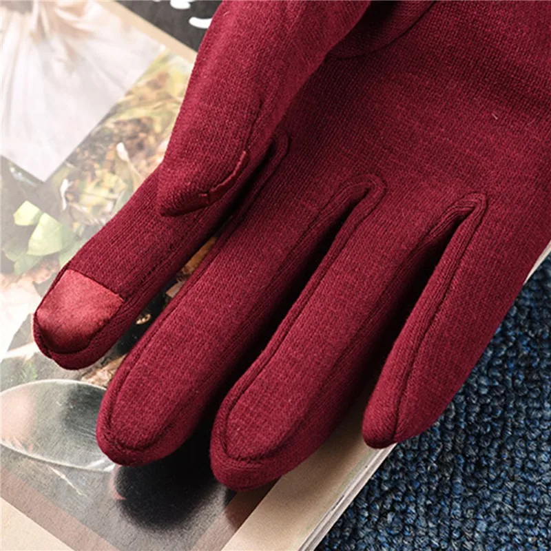 Women Touch Screen Winter Gloves Autumn Warm Gloves Wrist Mittens Driving Ski Windproof Glove