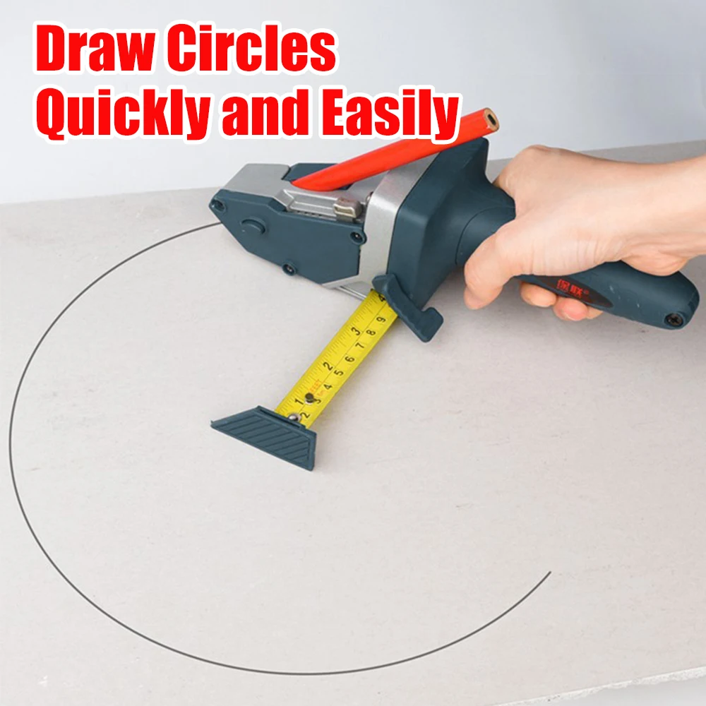 Gypsum new Board Cutter Drywall Cutting Woodworking Cardboard Scriber Plasterboard 2025 Edger Carpentry Tool With 5M Tape Measure