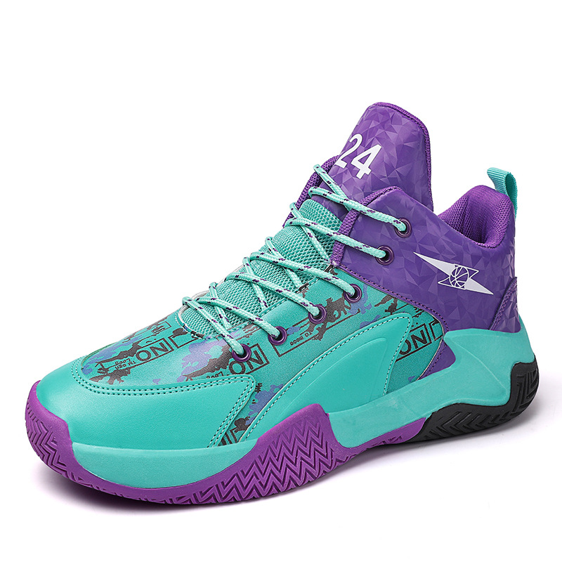 Plus Size Basketball Shoes Men's Autumn and Winter Leather Waterproof and Wear-Resistant Practical Sneakers Free shipping