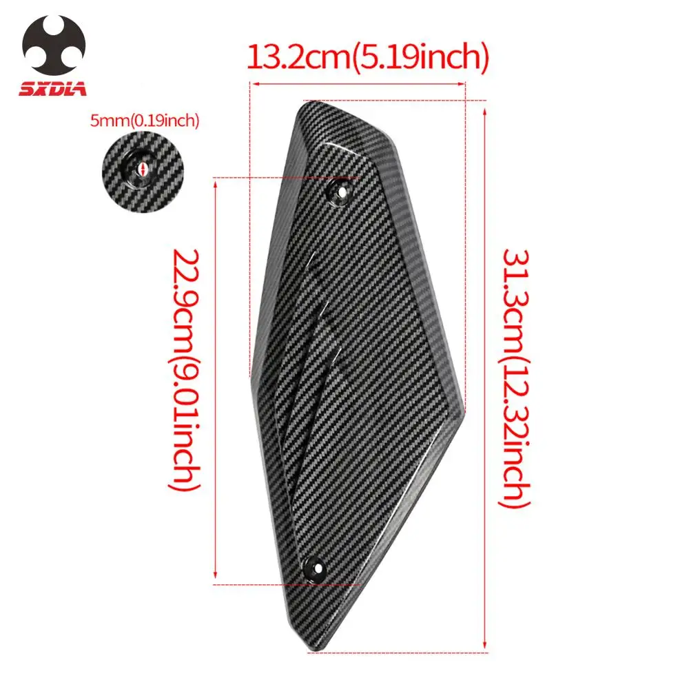 For Honda CB650R CB 650R 2019 2020 2021 Motorcycle Frame Side Panel Intake Pipe Protective Guard Cover Shell Protector Motocross