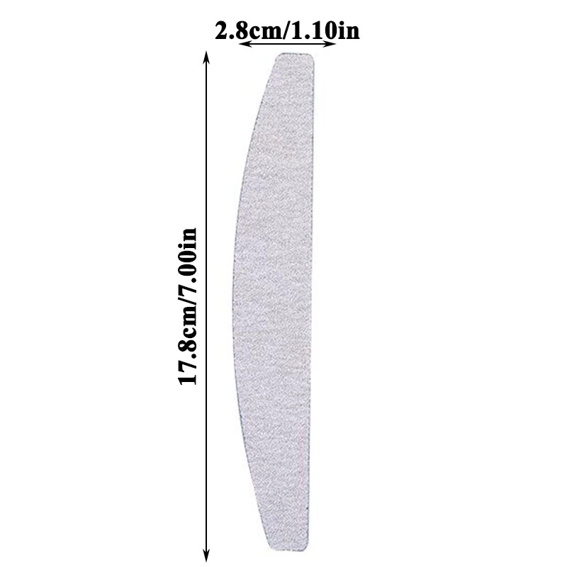 Nail File Lime 100/180 Double Side Sanding Buffer Block Set Nail Trimmer White Grey Nail Files For UV Gel Polish Manicure Tool