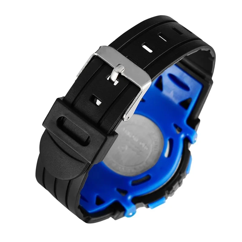 Kids Watches Navy Blue Camouflage LED Colorful Flash Digital Waterproof Alarm For Boys Girls Date Week Creative Children's Clock