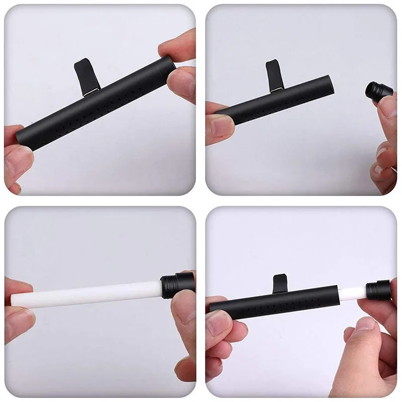 Car Air Freshener Smell in the Car Air Vent Perfume Parfum Flavoring Auto Interior Accessories Air One Clip And 5 PCS fragran