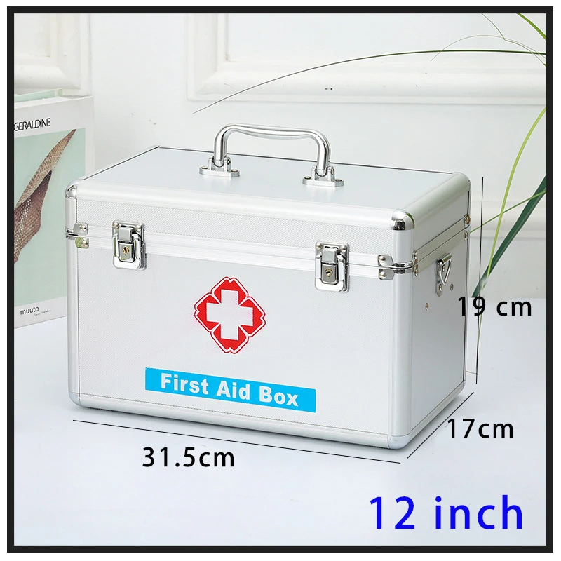 Medicine First Aid Kit Super Large Capacity Pill Cases Organizer Family Emergency Pharmacy Storage Container Pill's Box