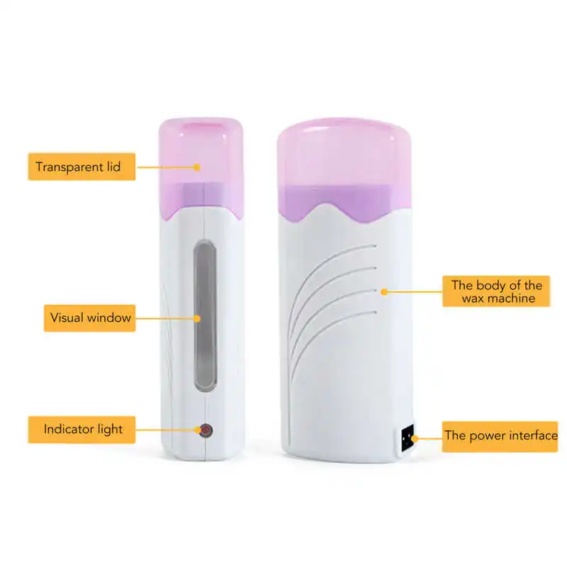 3pcs Epilator hine new Set Portable Electric Hair Removal Wax Device 2025 Epilator Heater hine Kit for Travel