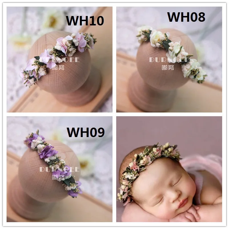 Baby Girl Headband Newborn Photography Props Flower Headbands Hair Accessories Studio Baby Photo Infant Headwear Headress