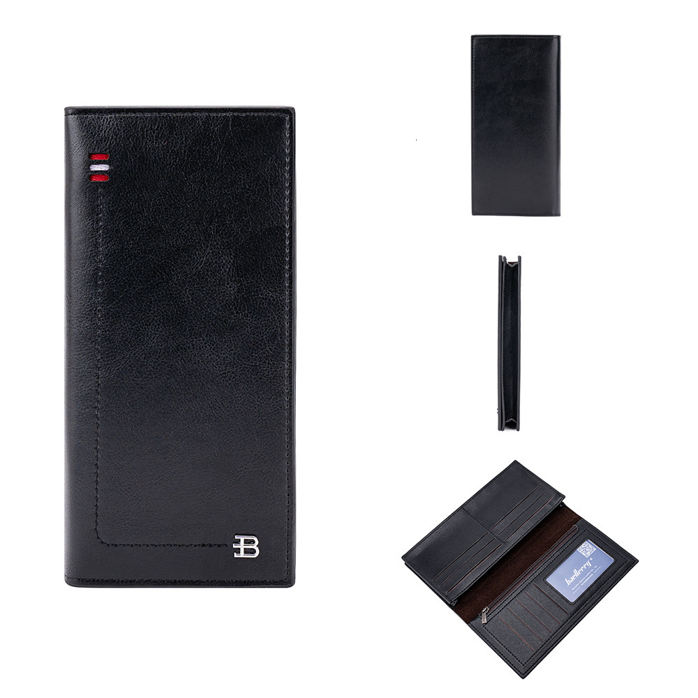Men's new designer Baellerry multi card zipper minimalist wallet anti-theft brush handbag
