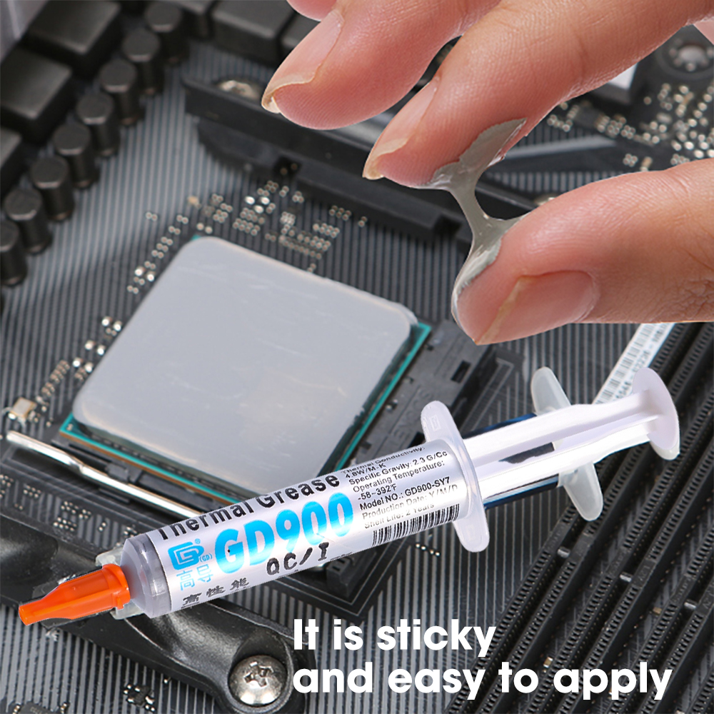GD900 Conductive Grease for All Processors CPU GPU PC PS4 XBOX High Performance Thermal Conductivity Cooling Paste