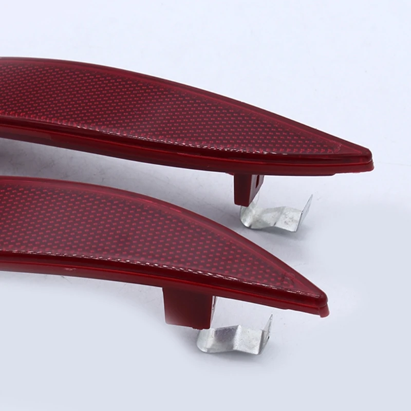 2Pcs Car Reflective Strip for Renault Megane 3 Rear Bumper Signal Light Reflector 265650004R,Left/Right