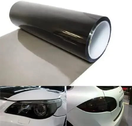30x60cm Car Light Headlight Taillight Tint Vinyl Film Sticker Sheet Fog Light Rear Lamp Matt Smoke Film Car Exterior Accessories