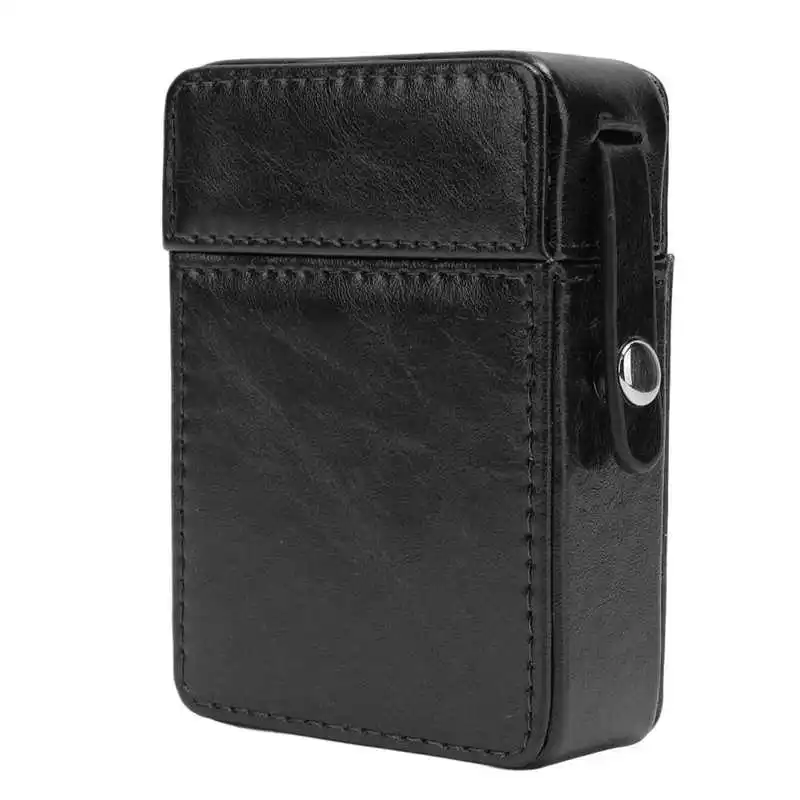 Cigarette Cigarette Case PU Leather Cigarette Case One Piece Design Capacity for Gifts