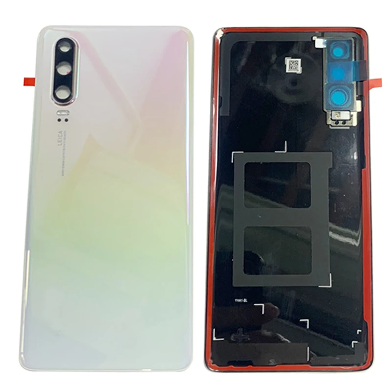 Original Battery Cover Rear Door with Camera Frame Lens For Huawei P30 Housing Back Cover with Logo Repair Parts