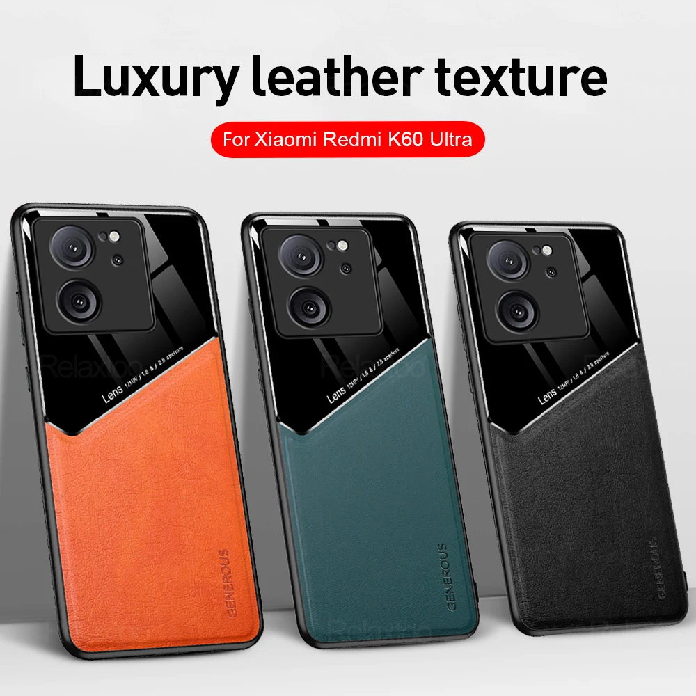 Mi13TPro Leather Case For Xiaomi Mi 13T Pro 6.67inch Car Magnetic Cover Xiaomi13T Mi13T 13 T 13TPro 5G Camera Shockproof Fundas