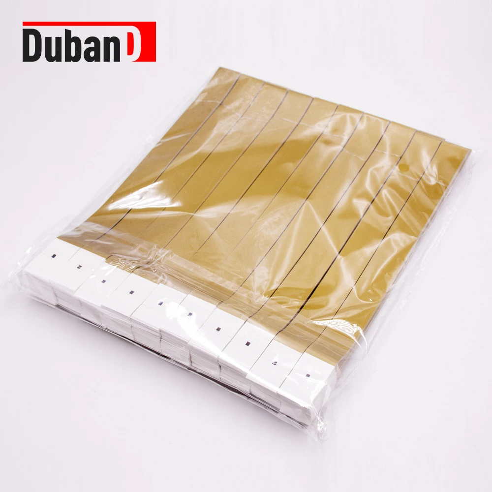 1000 piezas Active Wristband Bracelet , Waterproof Sticker, Disposable Tyvek Synthetic Paper Label, Wrist Hand
