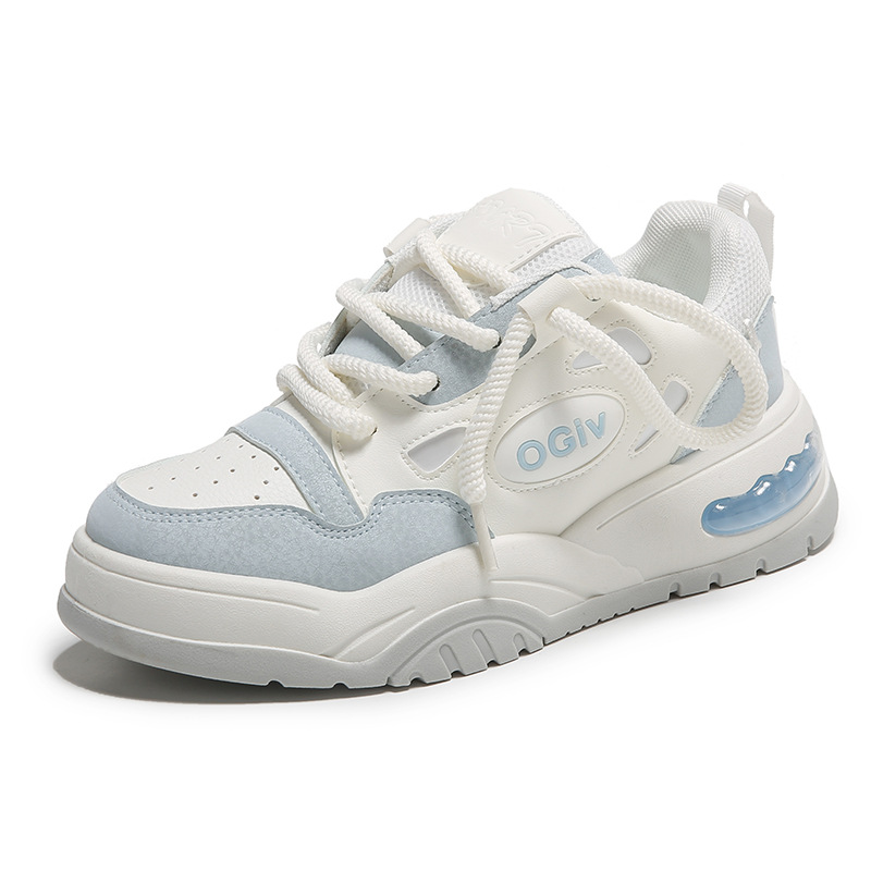 2025 Sneakers College Style Women Shoes Vulcanize Light Casual Designer Comfortable Lace-up Breathable