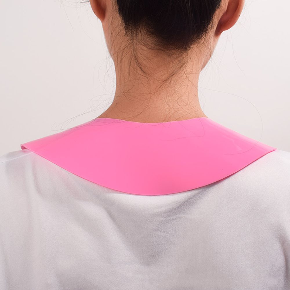 Silicone Hair Dyeing Shawl Waterproof Neck Cape Wrap Cover Barber Adjustable Collar Hairdressing Hair Coloring Tool Accessories